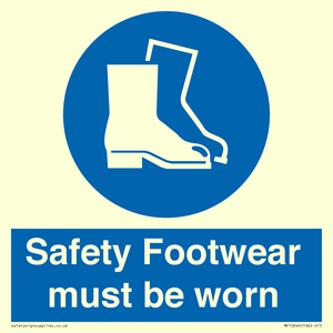 Safety Footwear must be worn